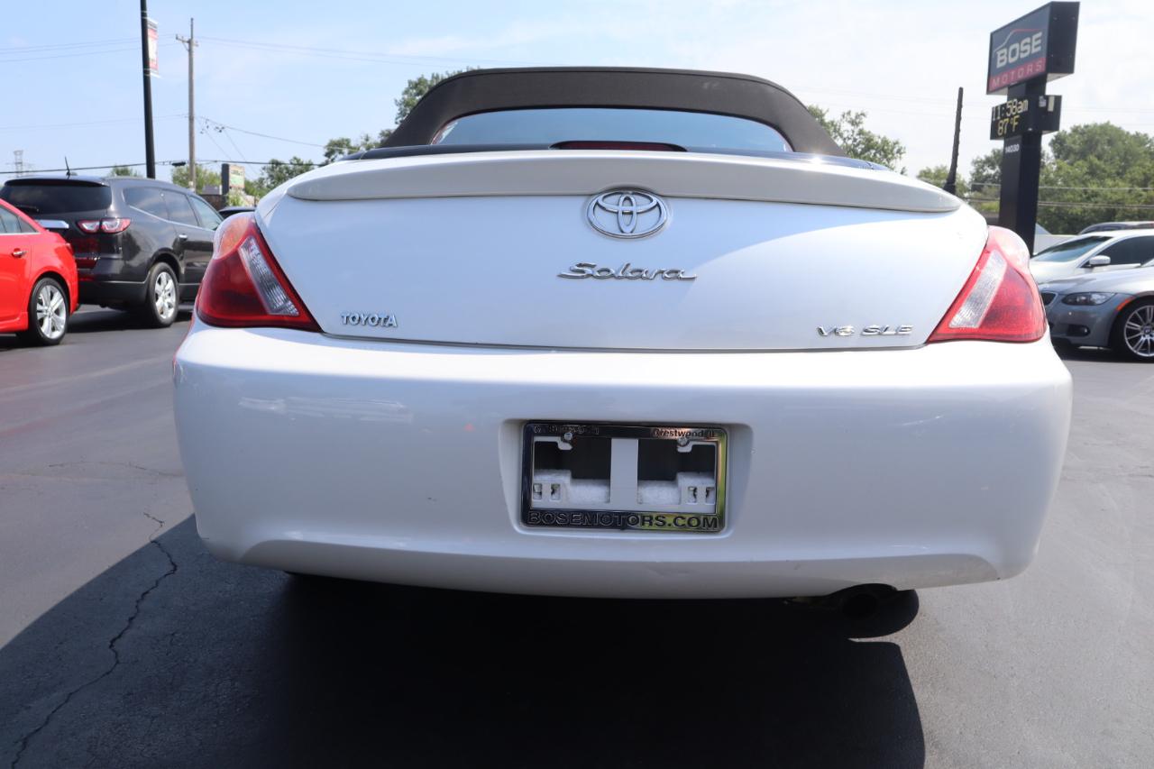 Toyota Camry Solara SLE Convertible 2006