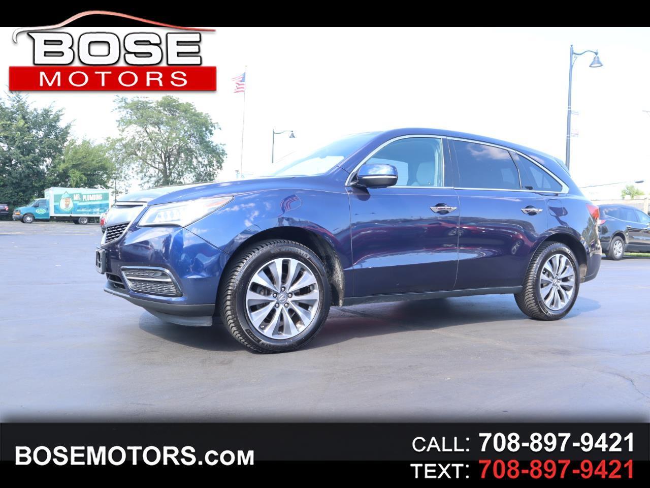 Acura MDX SH-AWD 6-Spd AT w/Tech Package 2014