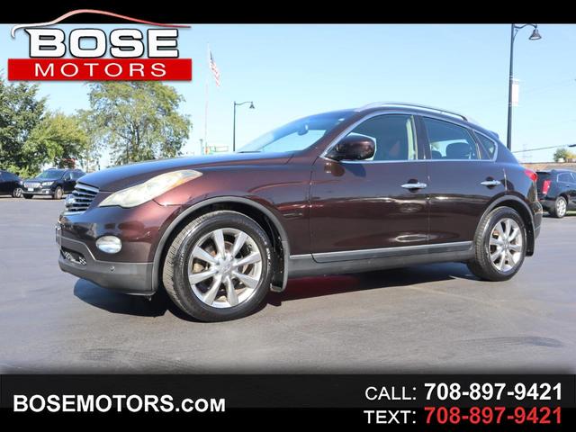 Red (Maroon) 2008 INFINITI EX35 SUV / Crossover All-Wheel Drive 5-Speed Automatic Overdrive