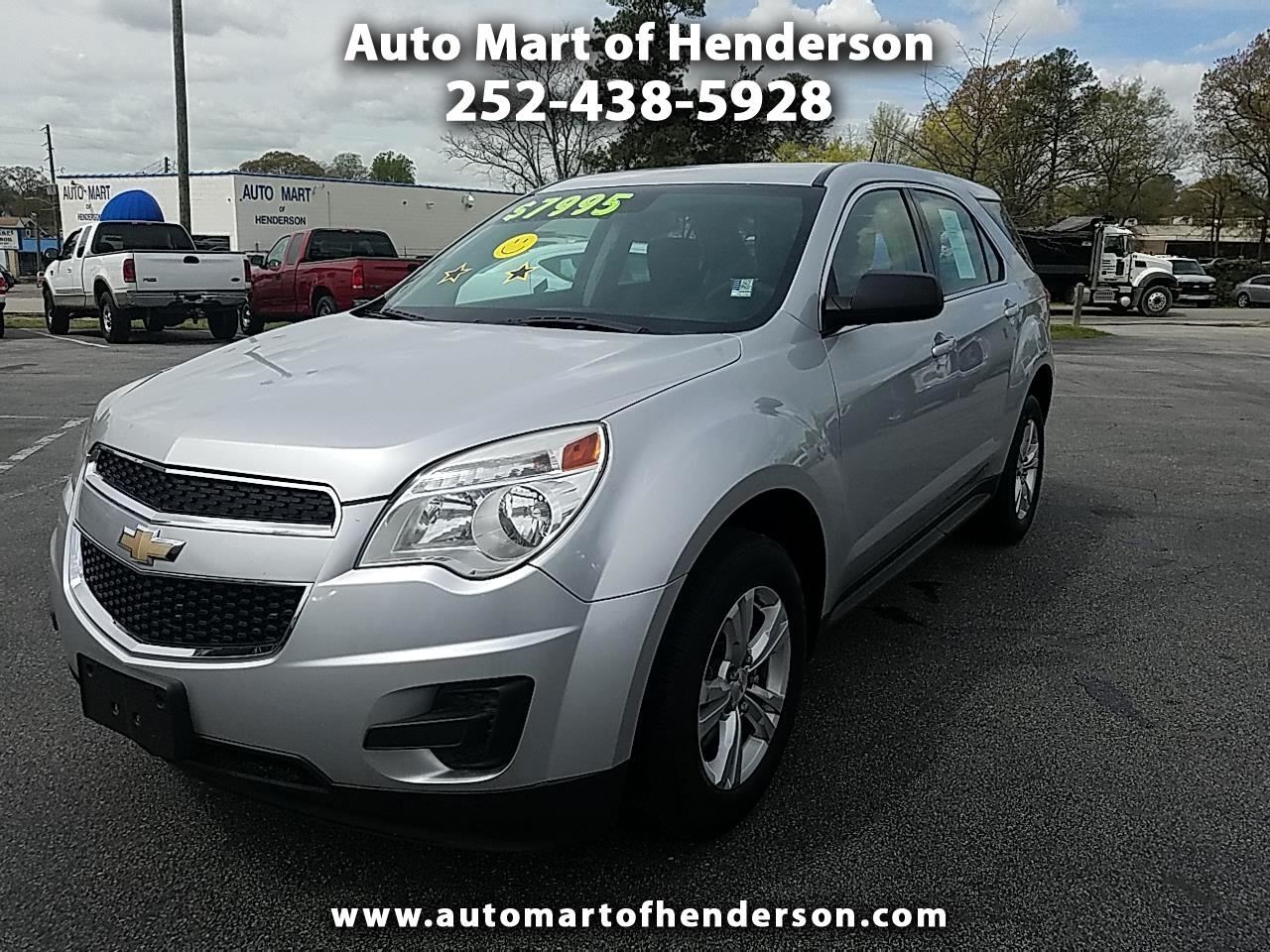 Used 2013 Chevrolet Equinox LS AWD for Sale in Henderson NC 27536 Auto