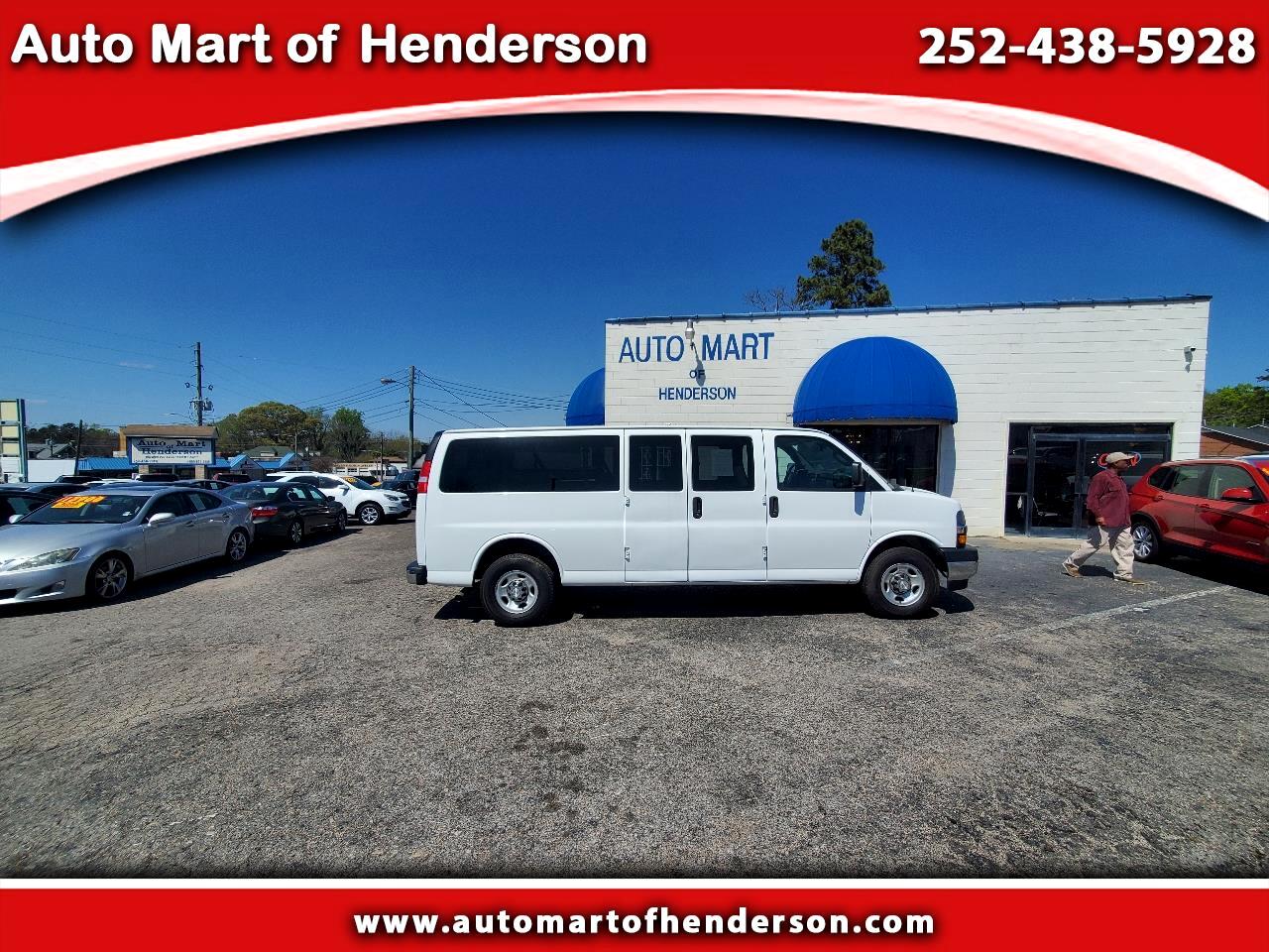 Used 2018 Chevrolet Express LT 3500 Extended for Sale in Henderson NC