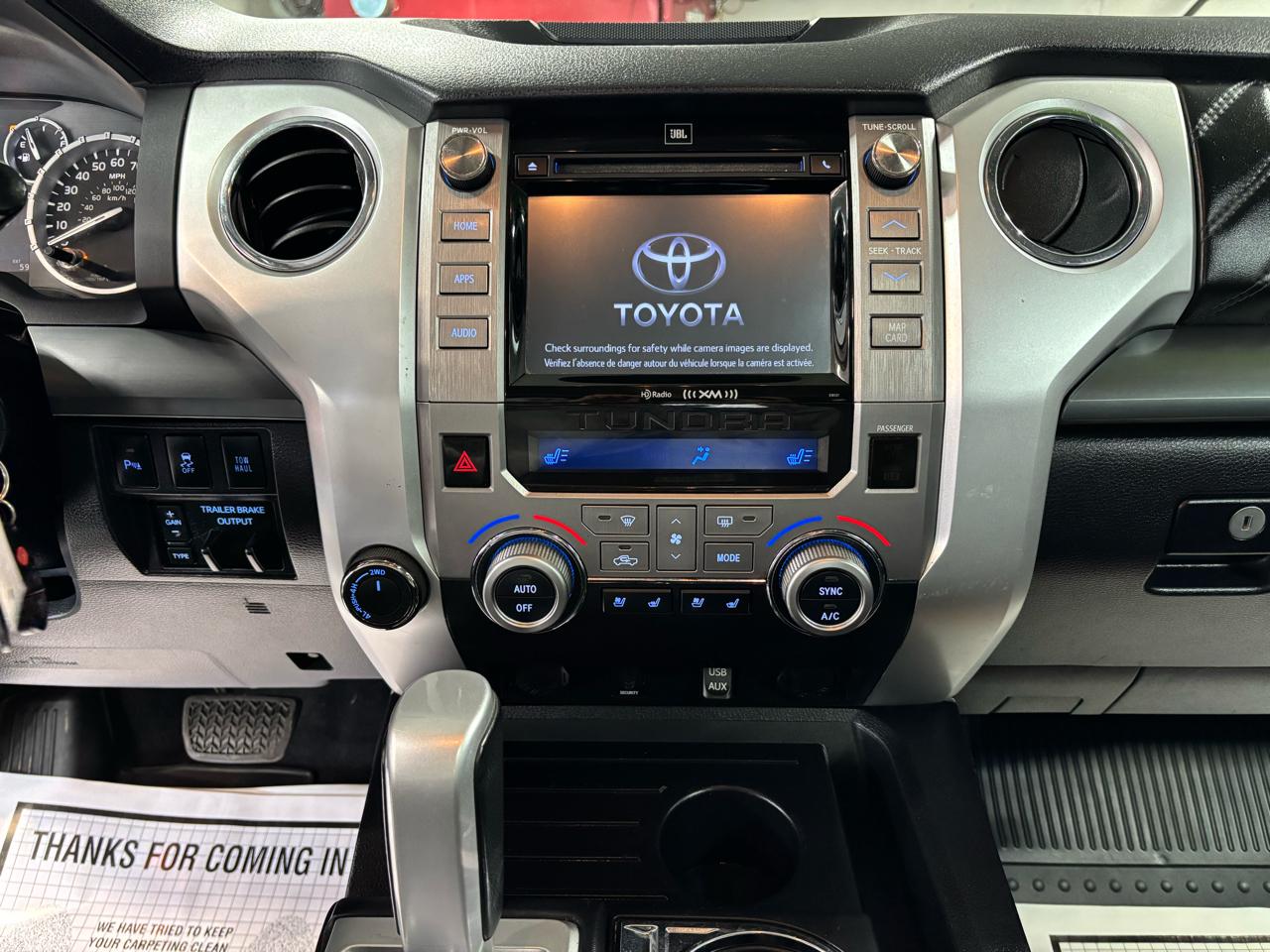 Toyota Tundra 4WD Truck CrewMax 5.7L V8 6-Spd AT Platinum (Natl) 2016