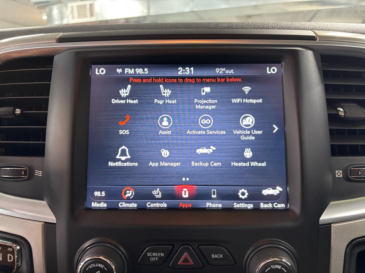 RAM 1500 Classic Warlock 4x4 Crew Cab 5'7" Box 2019