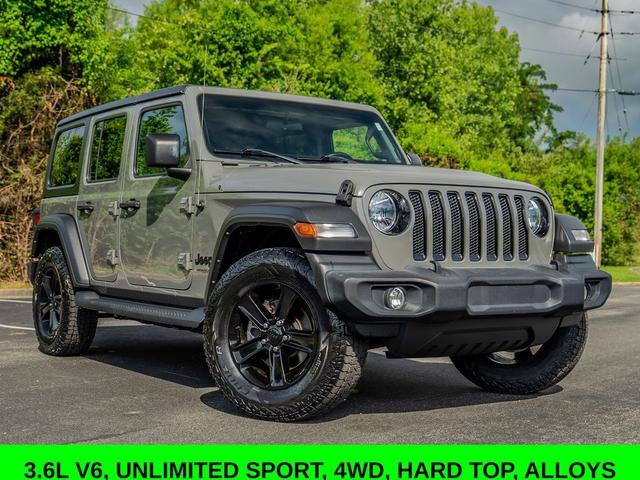 Gray 2021 Jeep Wrangler SUV / Crossover Four-Wheel Drive 8-Speed Automatic