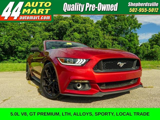 Red 2015 Ford Mustang Coupe Rear-Wheel Drive 6-Speed Automatic