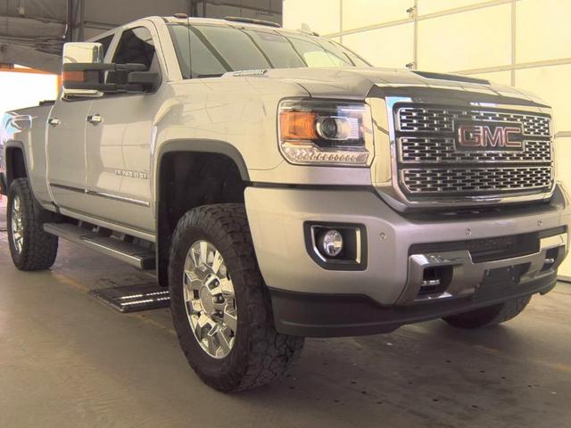 Silver 2019 GMC Sierra 2500HD Pickup Truck Four-Wheel Drive 6-Speed Automatic