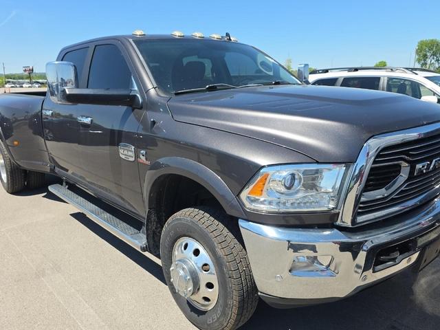 Gray 2018 RAM 3500 Pickup Truck Four-Wheel Drive 6-Speed Automatic