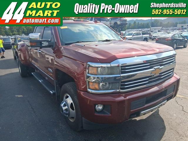 Red 2015 Chevrolet Silverado 3500HD Pickup Truck Four-Wheel Drive 6-Speed Automatic