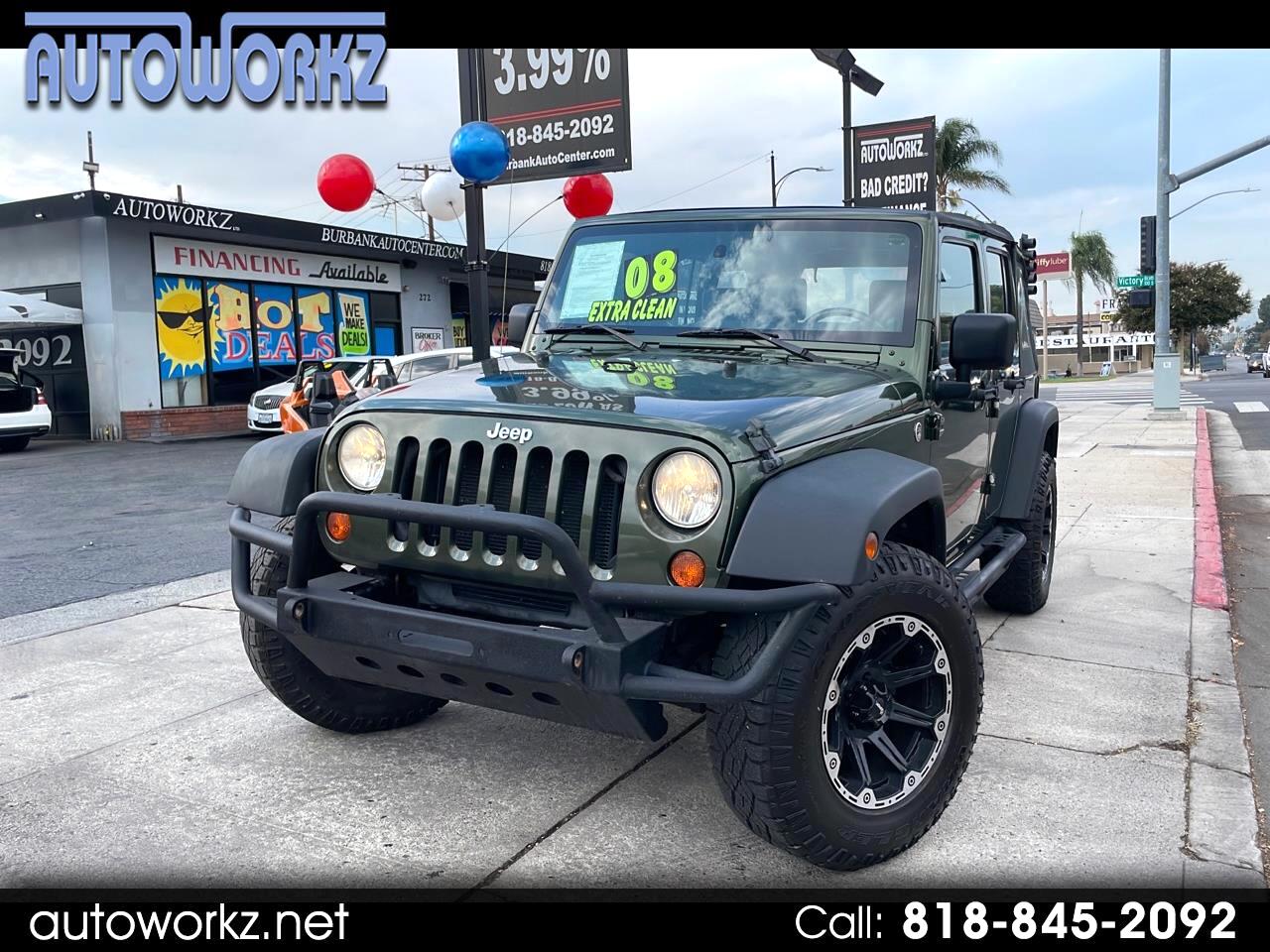 Jeep Wrangler 4WD 4dr Unlimited X 2008