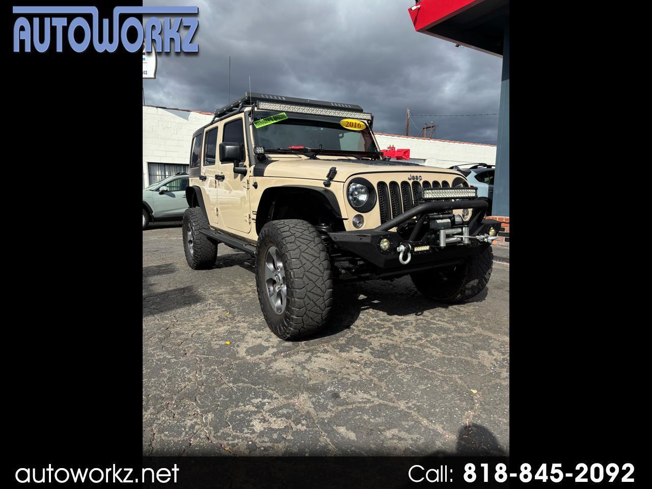Jeep Wrangler Unlimited 4WD 4dr Sport 2016