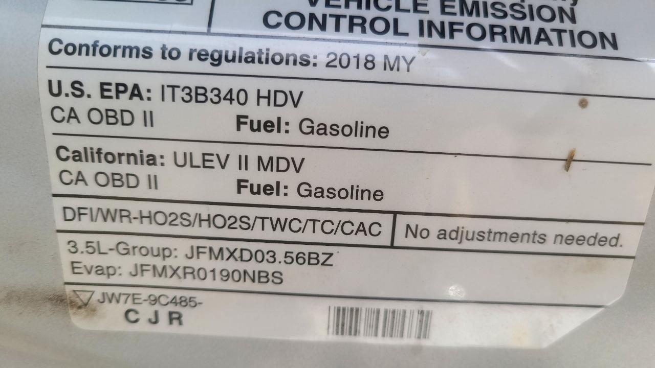 Ford Transit Van T-250 148" EL Hi Rf 9000 GVWR Sliding RH Dr 2018