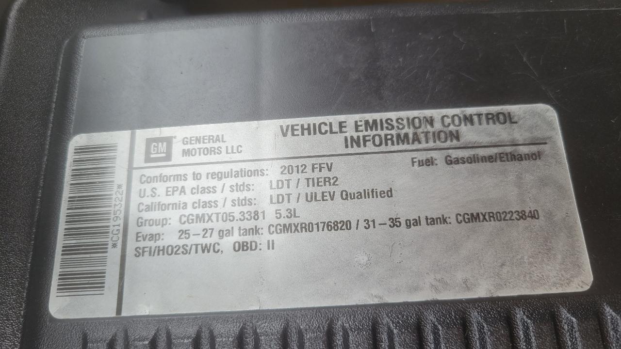 Chevrolet Silverado 1500 4WD Crew Cab 143.5" LT 2012