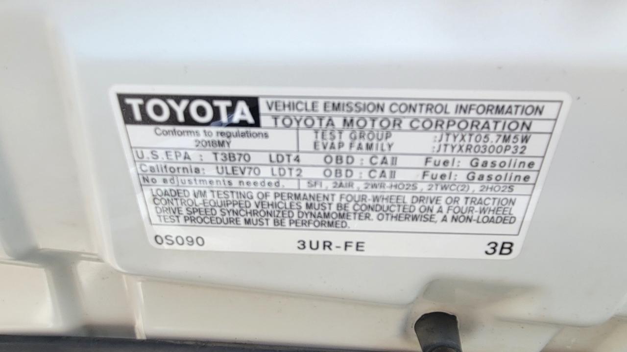 Toyota Tundra 4WD Limited Double Cab 6.5' Bed 5.7L (Natl) 2018