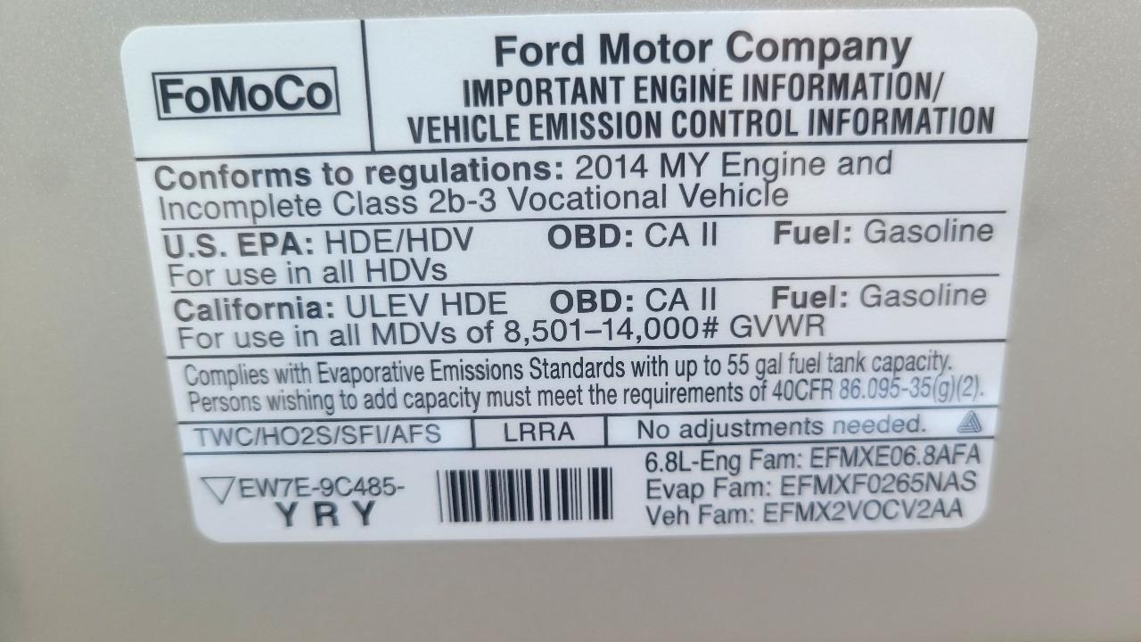 Ford Econoline Commercial Cutaway E-350 Super Duty 138" SRW 2014