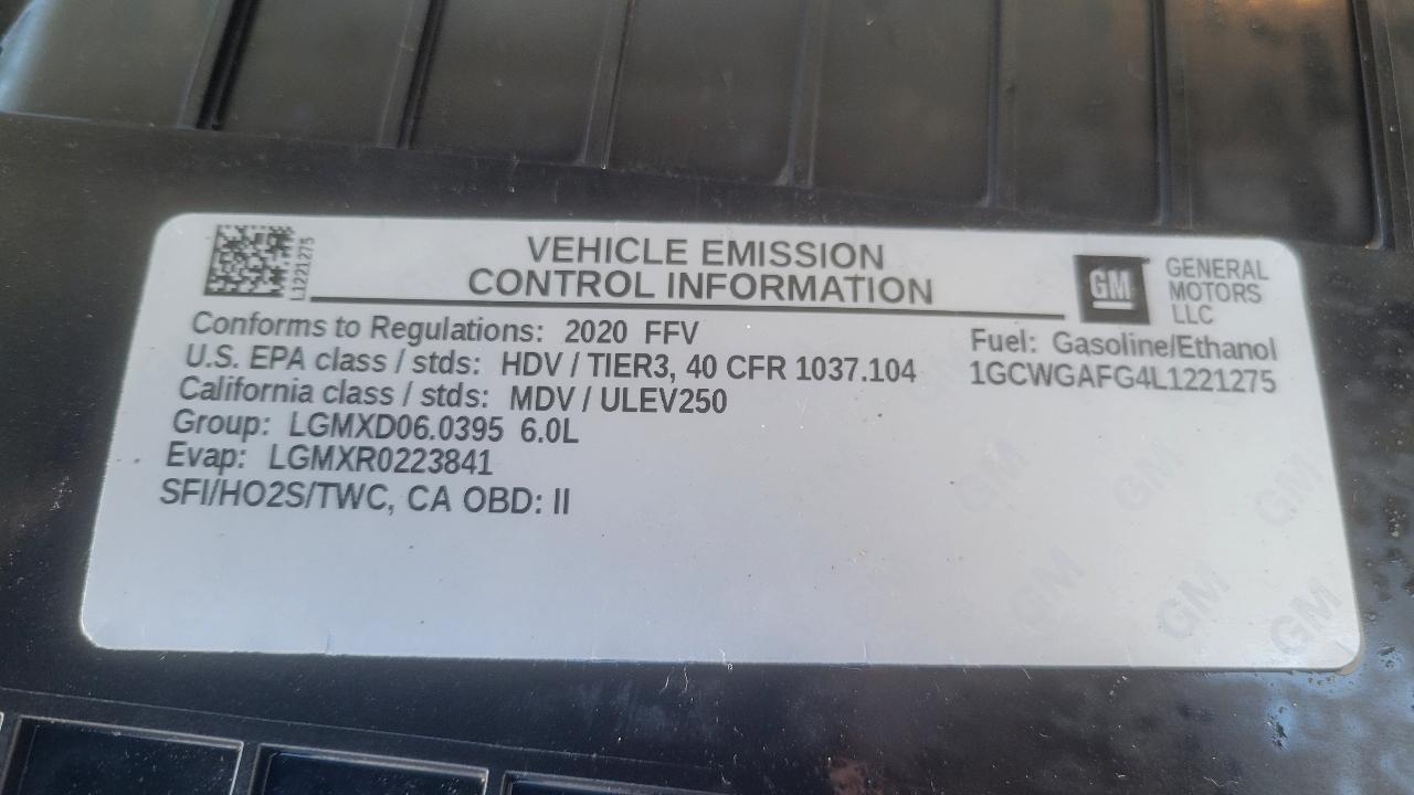 Chevrolet Express Cargo Van RWD 2500 135" 2020