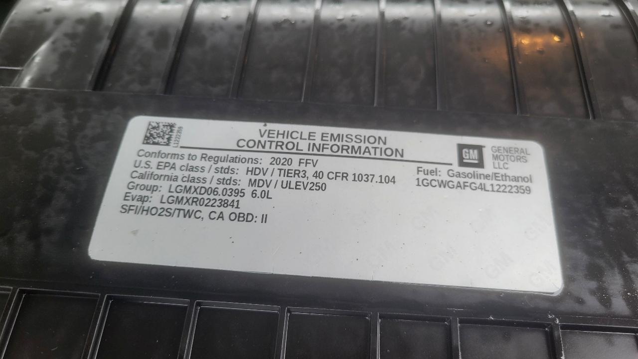 Chevrolet Express Cargo Van RWD 2500 135" 2020
