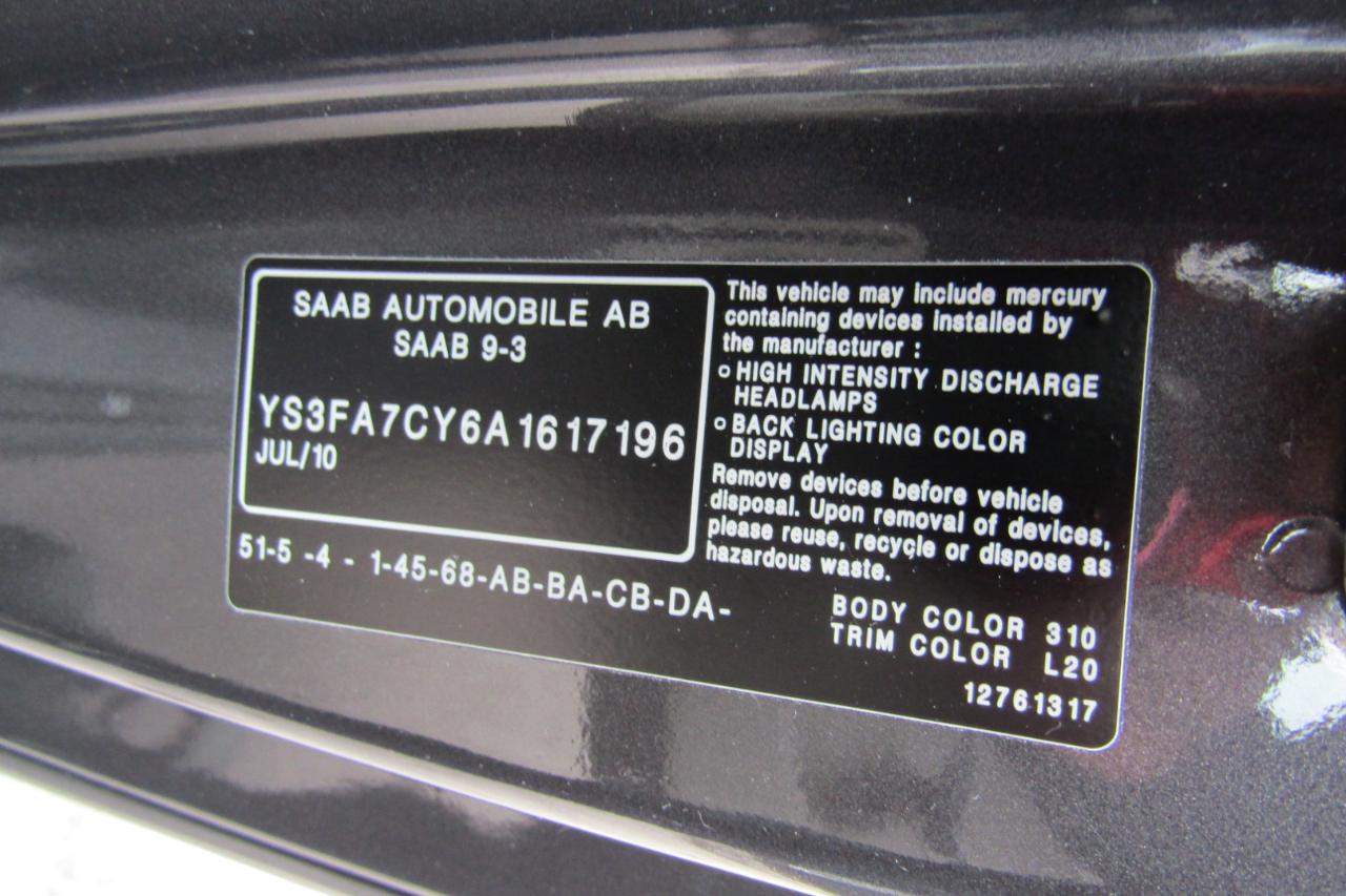 Saab 9-3 2dr Conv FWD 2010