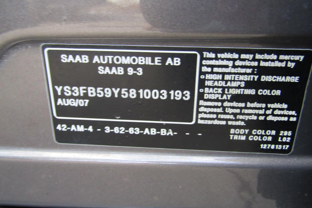 Saab 9-3 4dr Wgn SportCombi 2008