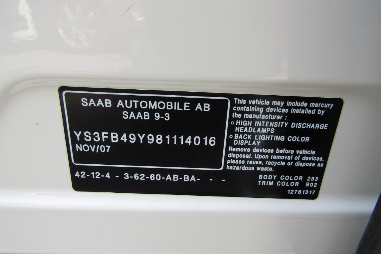 Saab 9-3 4dr Sdn 2008