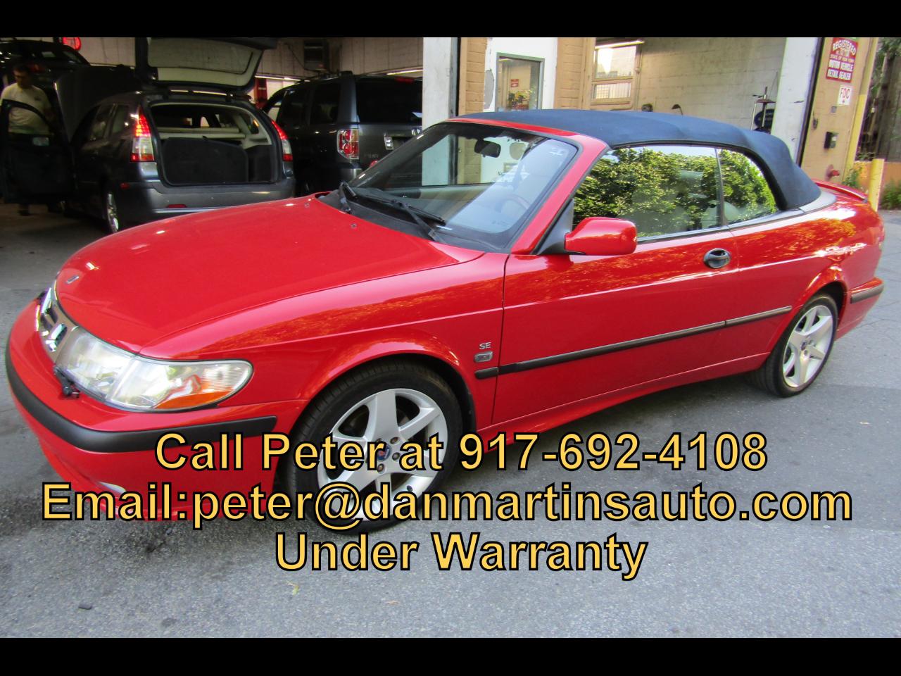 Saab 9-3 2dr Conv SE 2002