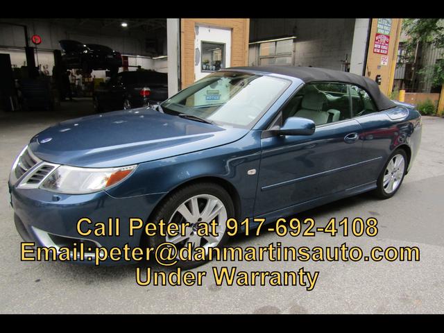 Blue 2008 Saab 9-3 Convertible Front-Wheel Drive Manual