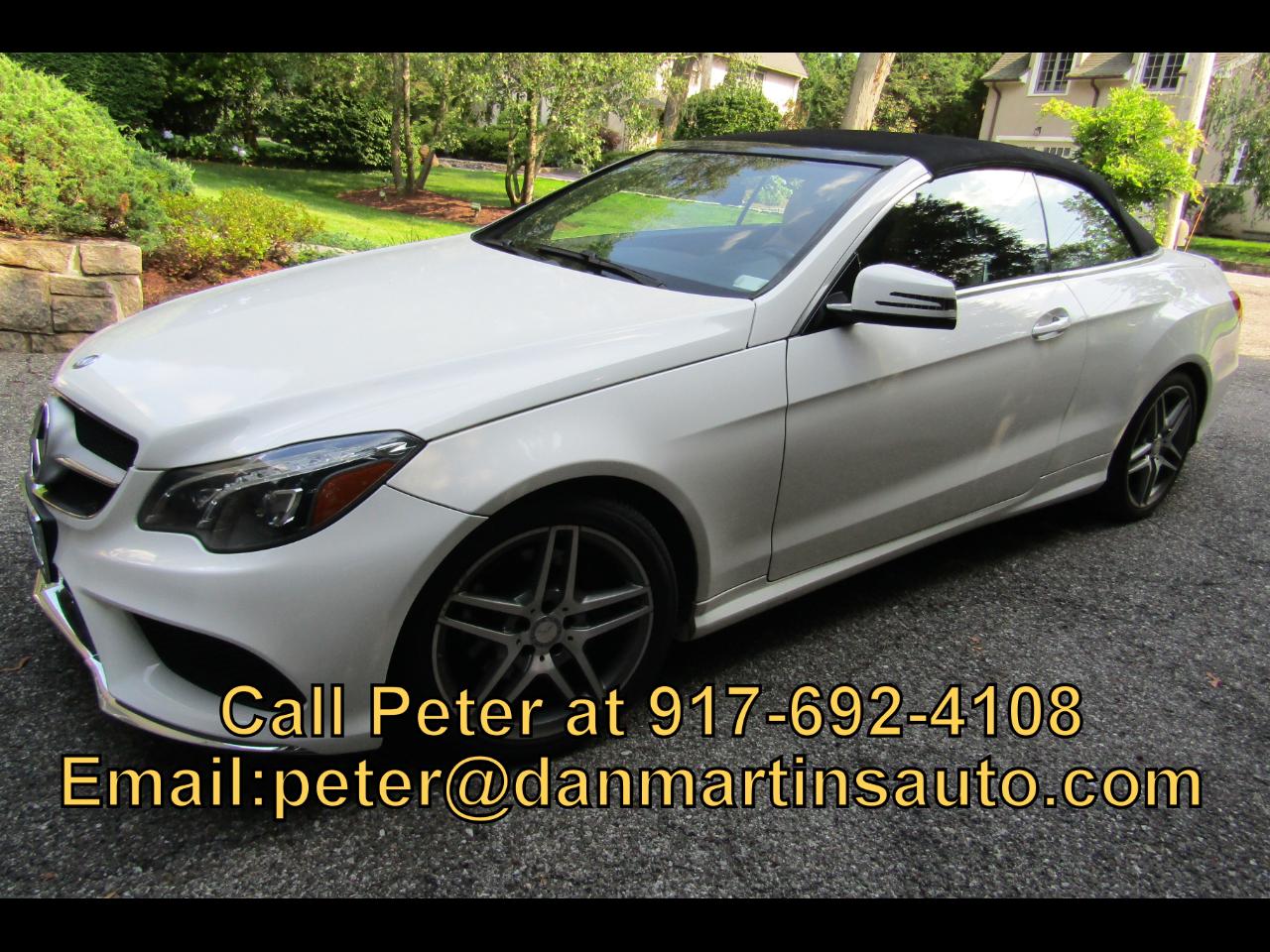 2016 Mercedes-Benz E-Class 2dr Cabriolet E 400 RWD