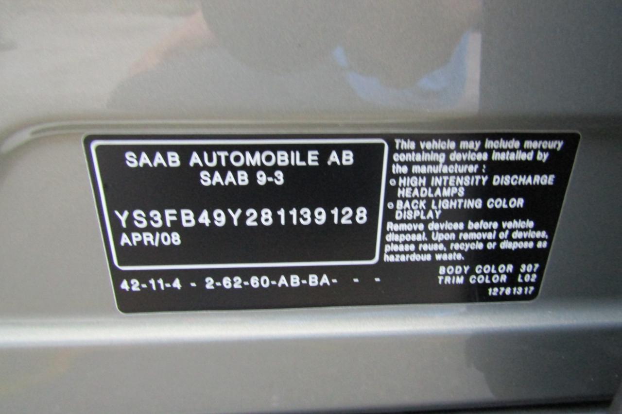 Saab 9-3 4dr Sdn 2008