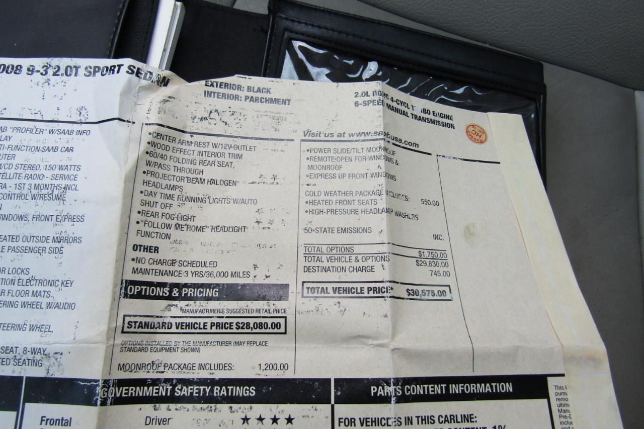 Saab 9-3 4dr Sdn 2008