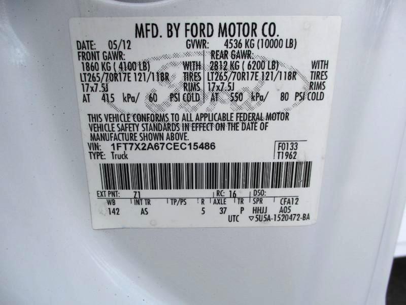 Ford F-250 SD  2012