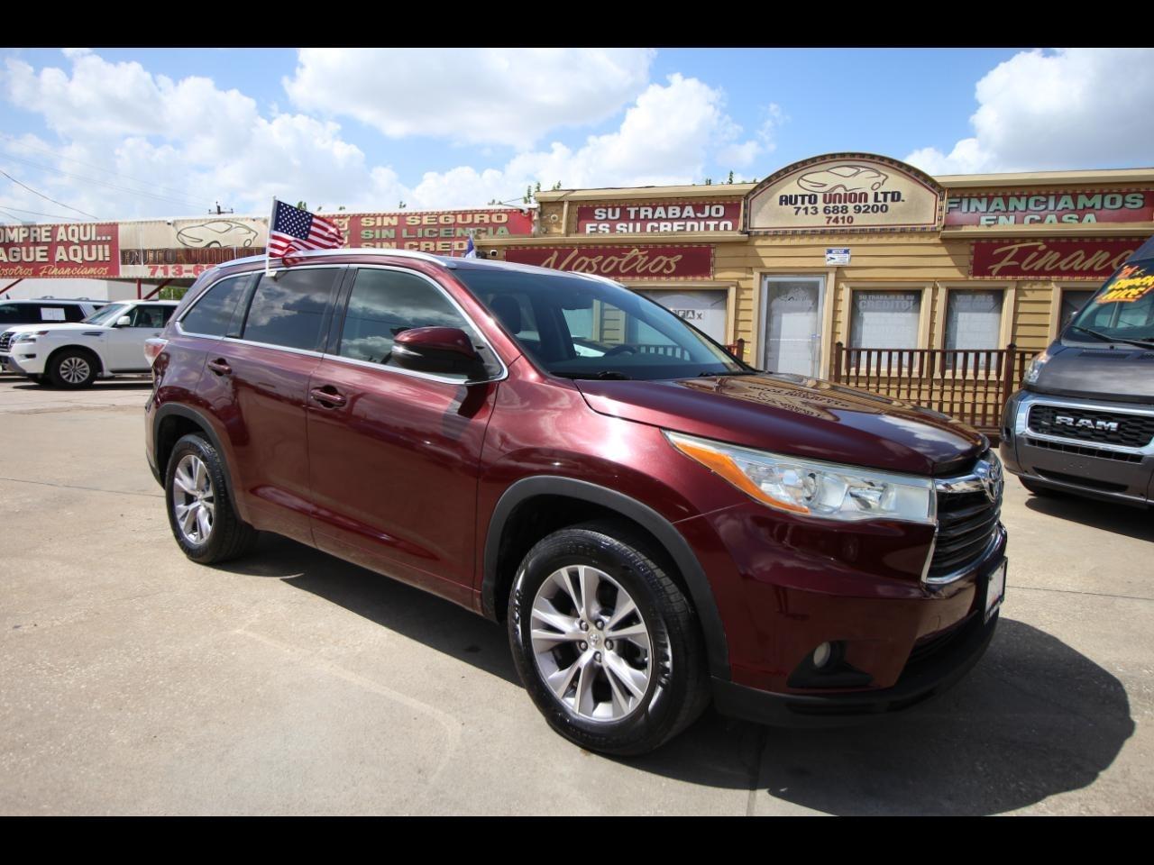 Toyota Highlander XLE FWD V6 2015
