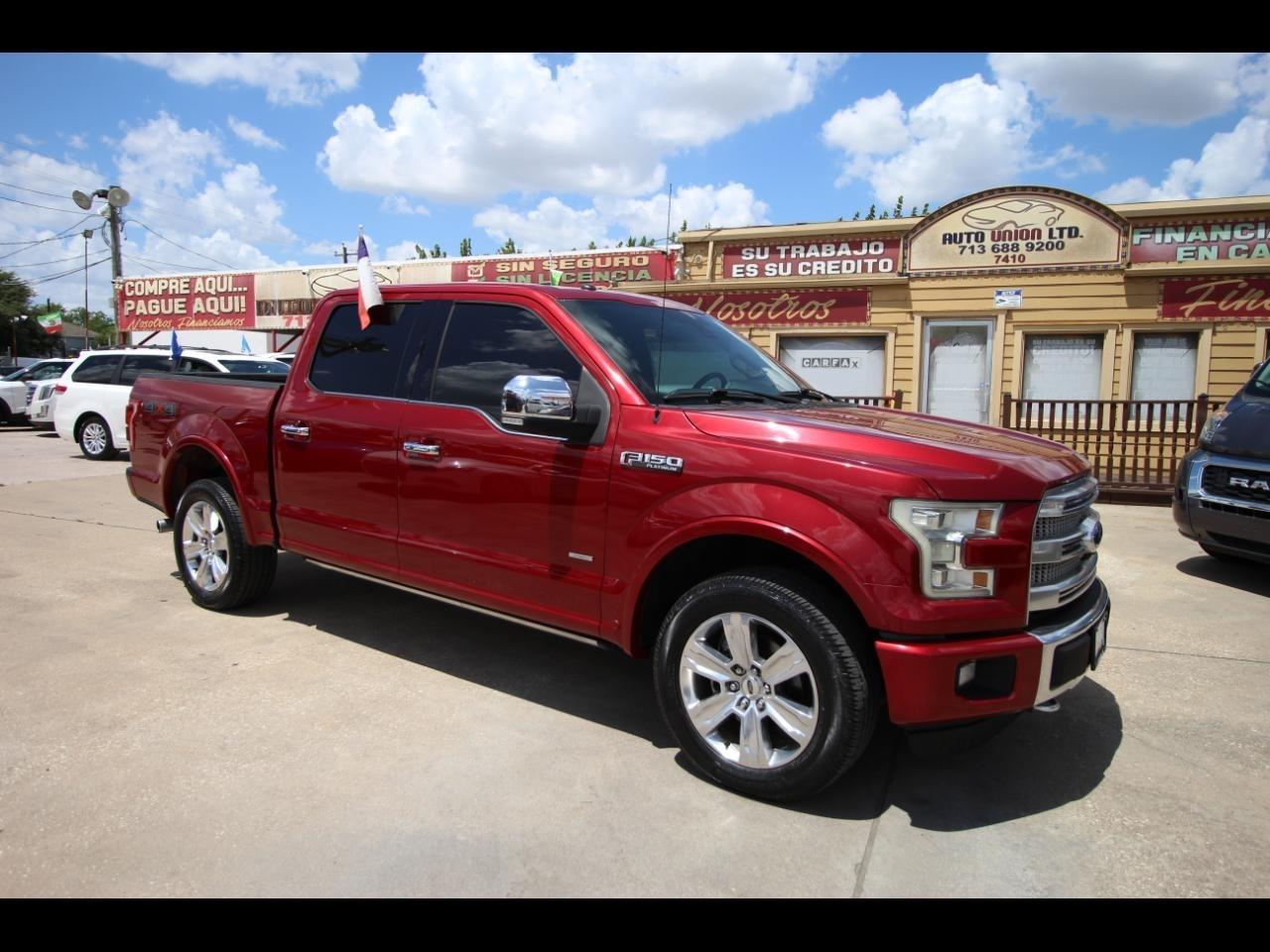 Ford F-150 Lariat SuperCrew 5.5-ft. Bed 4WD 2016