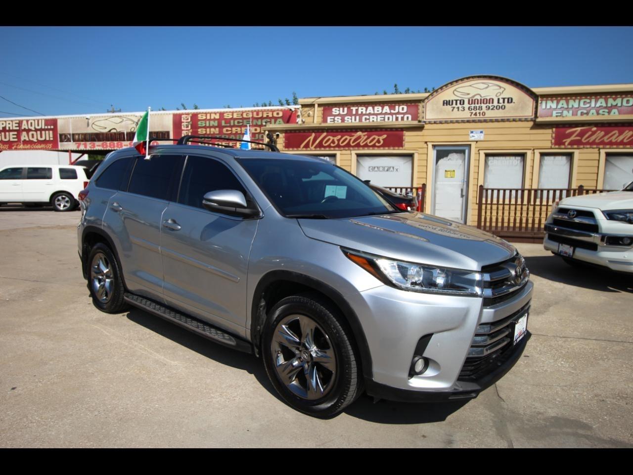 2017 Toyota Highlander Limited FWD V6
