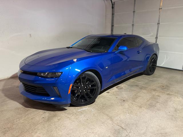Blue 2016 Chevrolet Camaro 1LT Coupe RWD Coupe Rear-Wheel Drive Automatic