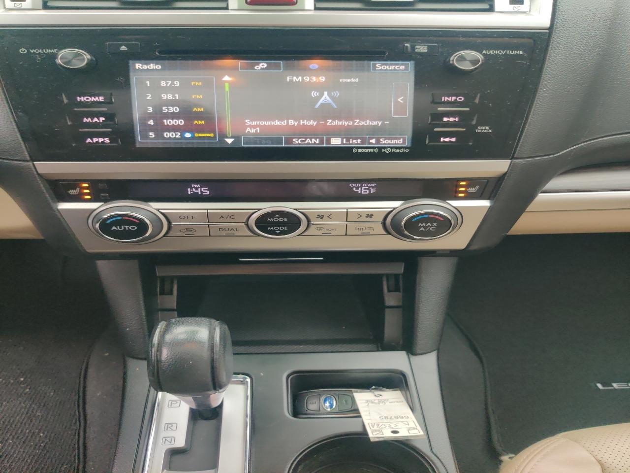 Subaru Legacy 2.5i Limited 2016