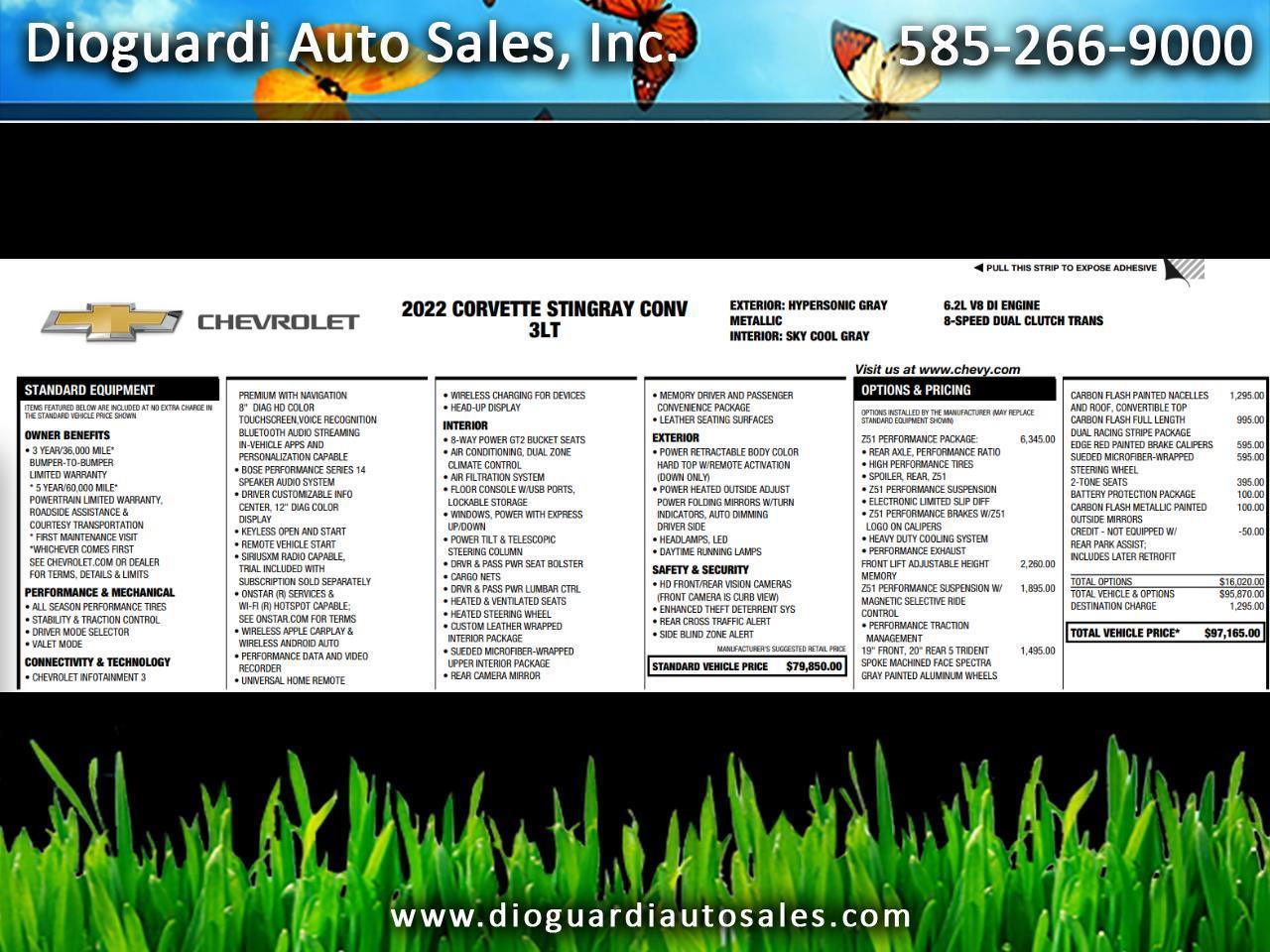 2022 Chevrolet Corvette 3LT Convertible