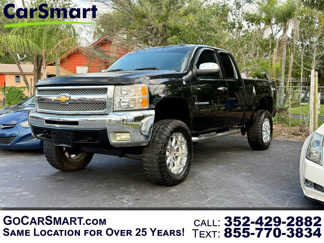 Chevrolet Silverado 1500 4dr Ext Cab 143.5" WB 4WD LT 2013