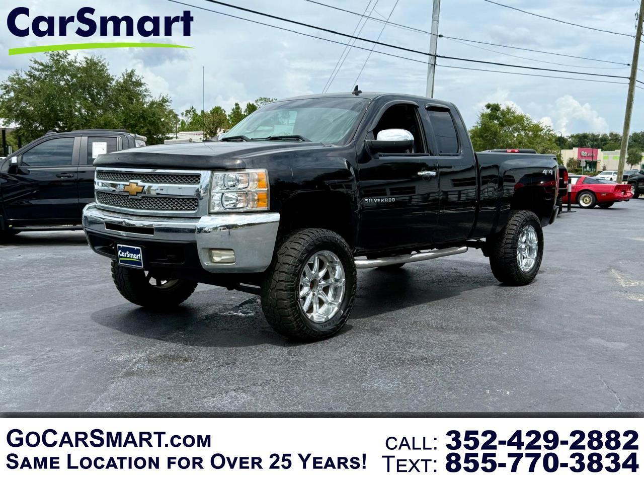 2013 Chevrolet Silverado 1500 4dr Ext Cab 143.5" WB 4WD LT