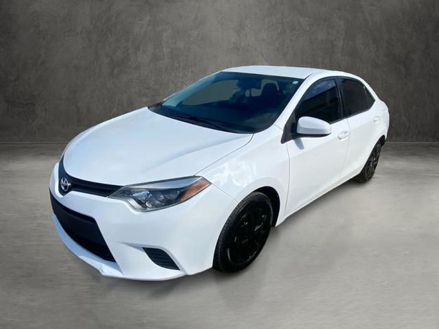 White 2014 Toyota Corolla LE Sedan Front-Wheel Drive Automatic