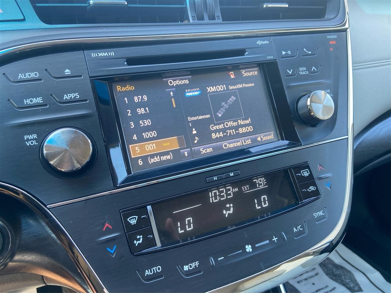 Toyota Avalon XLE 2016