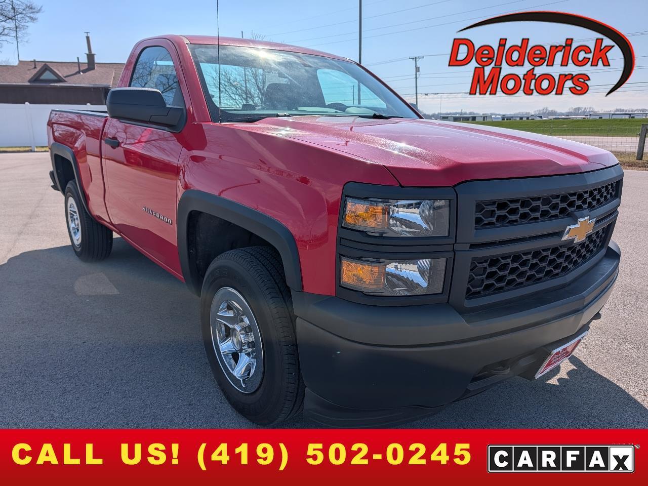 2014 Chevrolet Silverado 1500 4WD Reg Cab 119.0" Work Truck w/1WT