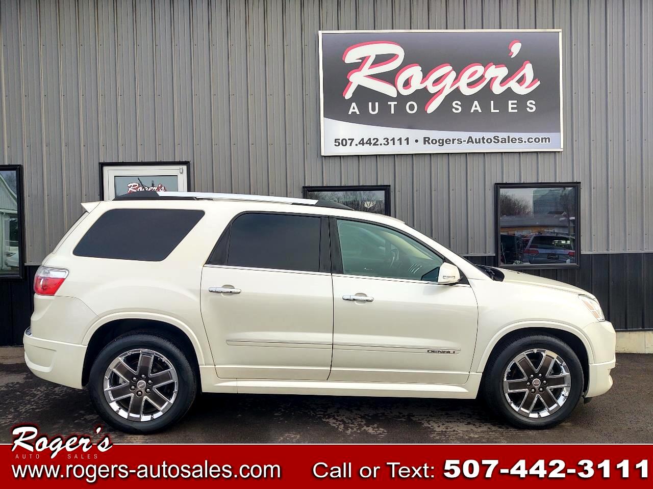 Used 2012 GMC Acadia AWD 4dr Denali for Sale in Edgerton MN 56128