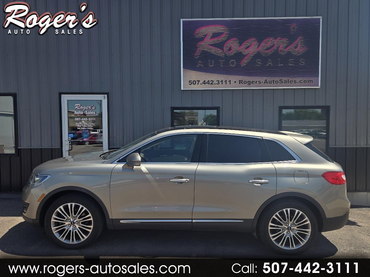 Gray 2016 Lincoln MKX SUV / Crossover All-Wheel Drive Automatic