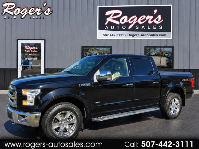 Black 2016 Ford F-150 Pickup Truck Four-Wheel Drive Automatic