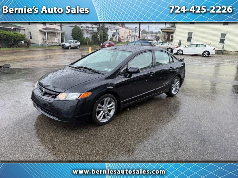 2008 Honda Civic Si Sedan Manual w/High Performance Tires