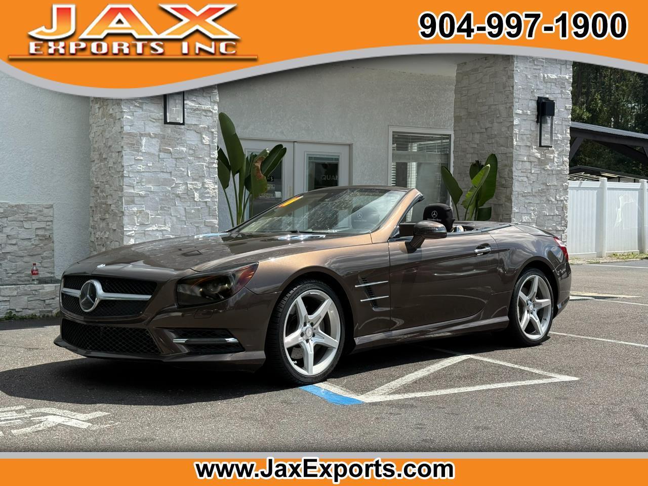 Brown 2016 Mercedes-Benz SL-Class Convertible Rear-Wheel Drive Automatic