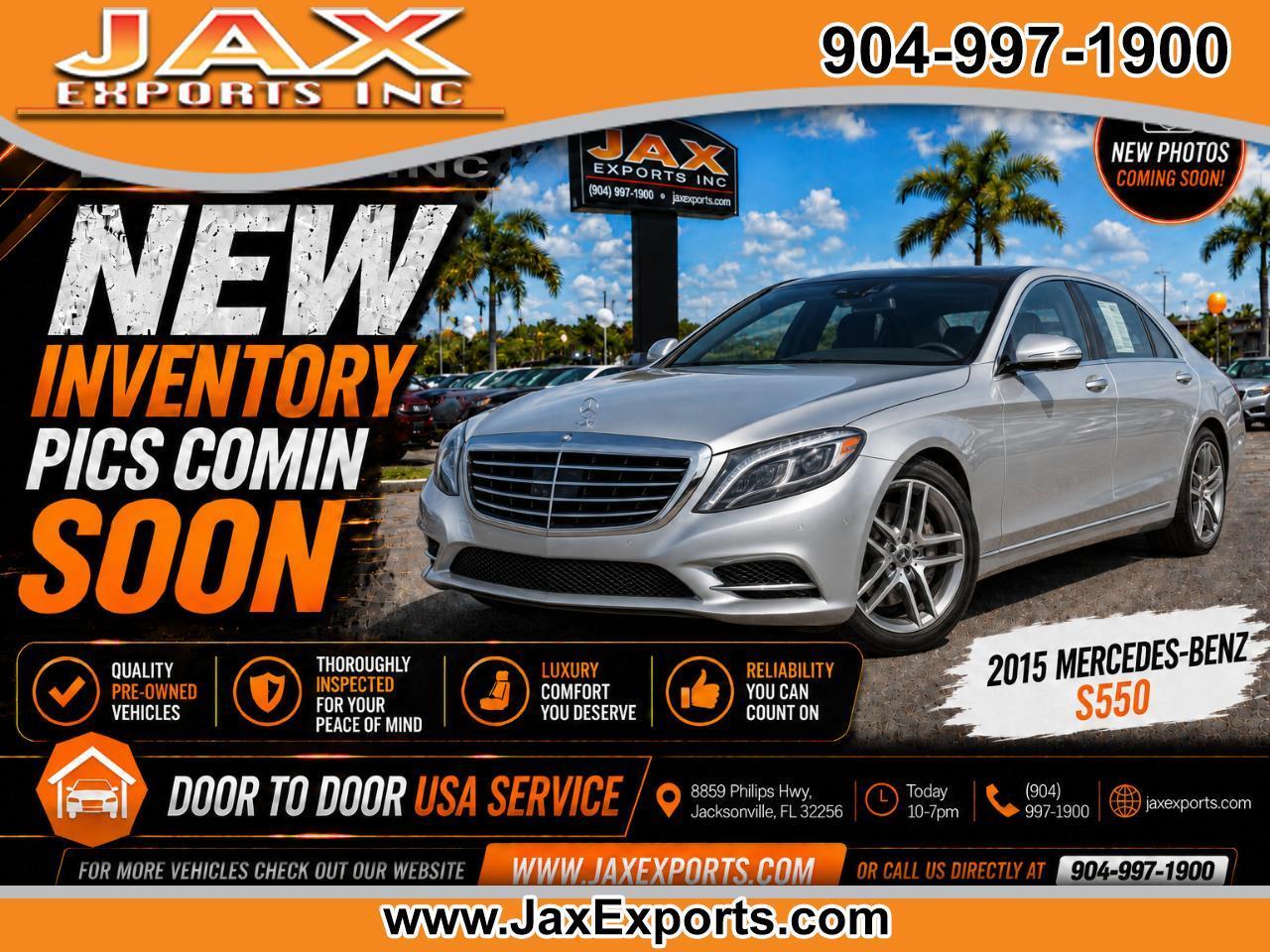 Silver 2015 Mercedes-Benz S-Class Sedan Rear-Wheel Drive Automatic