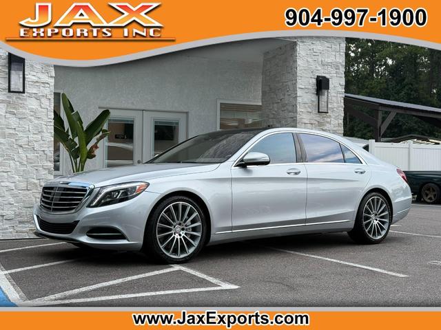 Silver 2015 Mercedes-Benz S-Class Sedan Rear-Wheel Drive Automatic