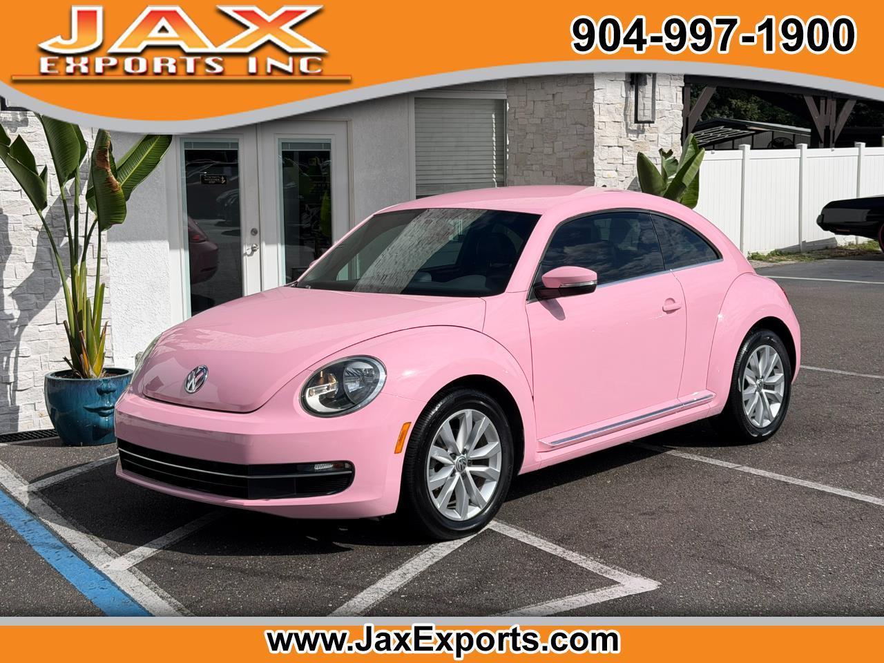 Pink 2014 Volkswagen Beetle Hatchback Front-Wheel Drive Automatic