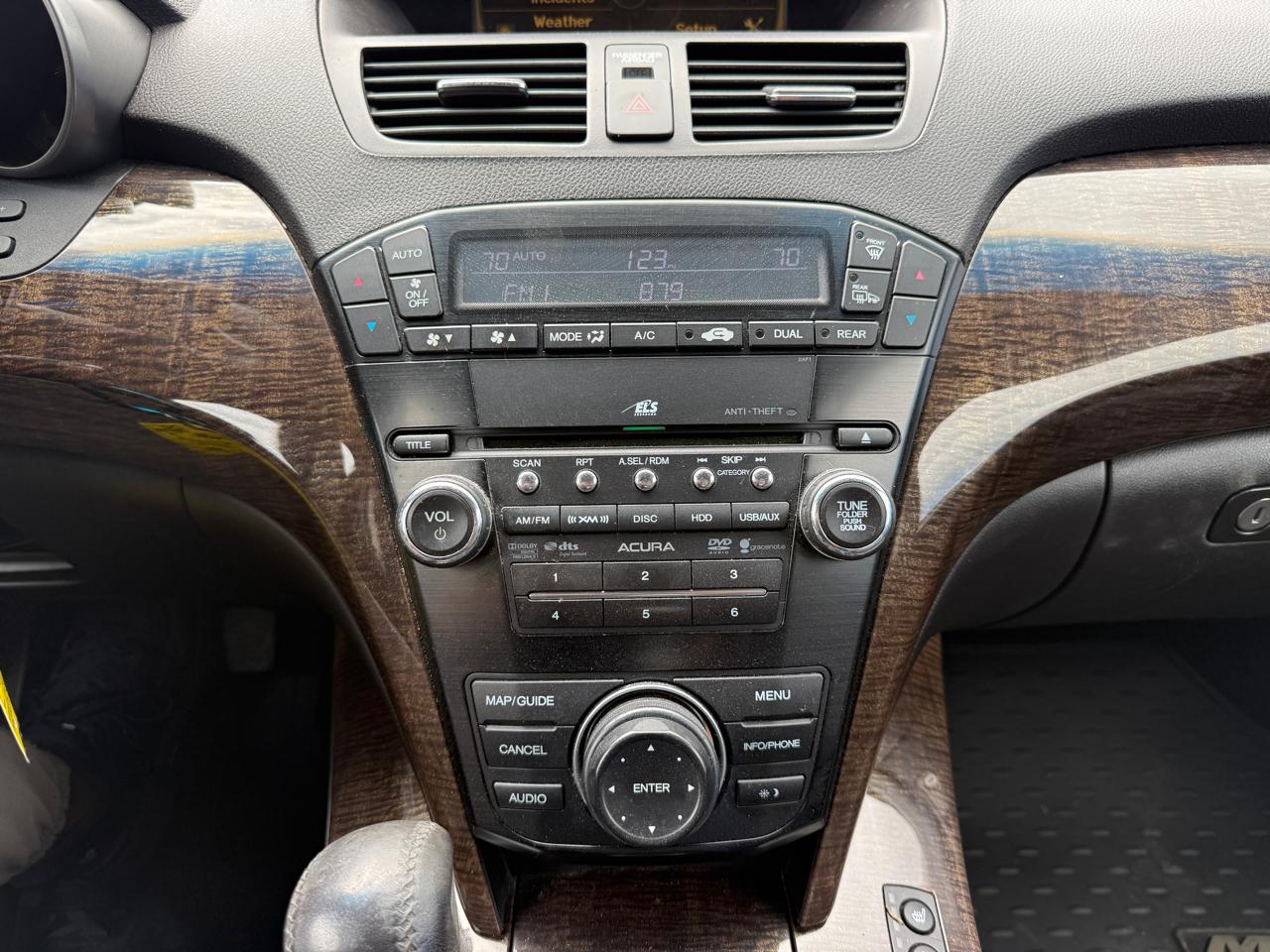 Acura MDX 6-Spd AT w/Tech Package 2012