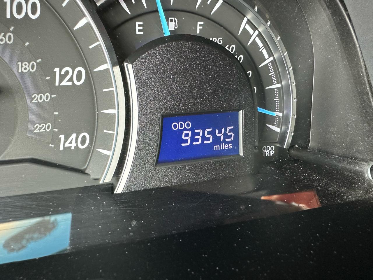 Toyota Camry XLE V6 2014
